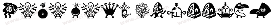 Mini Pics Uprooted Twig字体转换